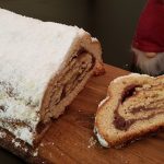 Stollen med brombær og marcipan