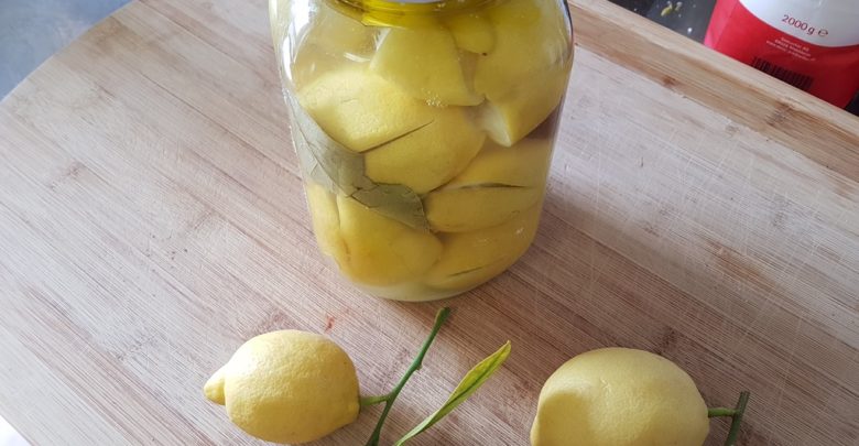 Marokkanske saltsyltede citroner