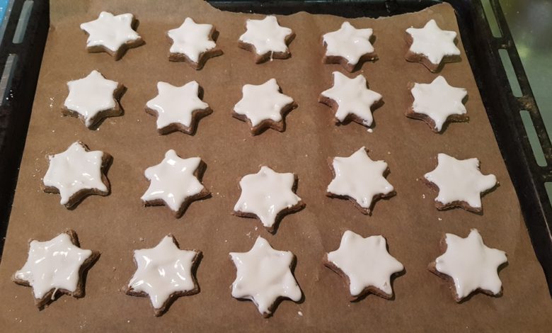 Kanelstjerner en tysk julesmåkage