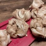 marengs med chokoladeswirl