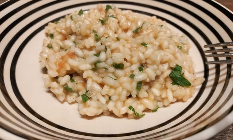Risotto med tomat
