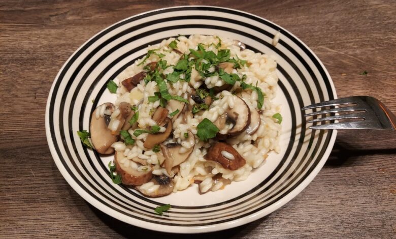 risotto med champignon