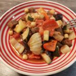 Ratatouille med kikærter og fennikel