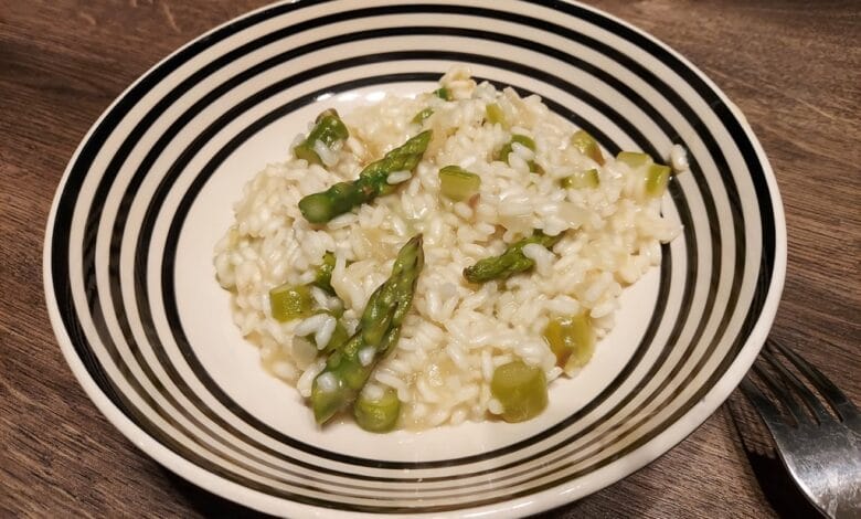 risotto med asparges