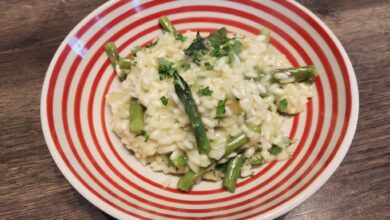Risotto med grønne asparges