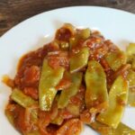 Stangbønner i tomatsauce