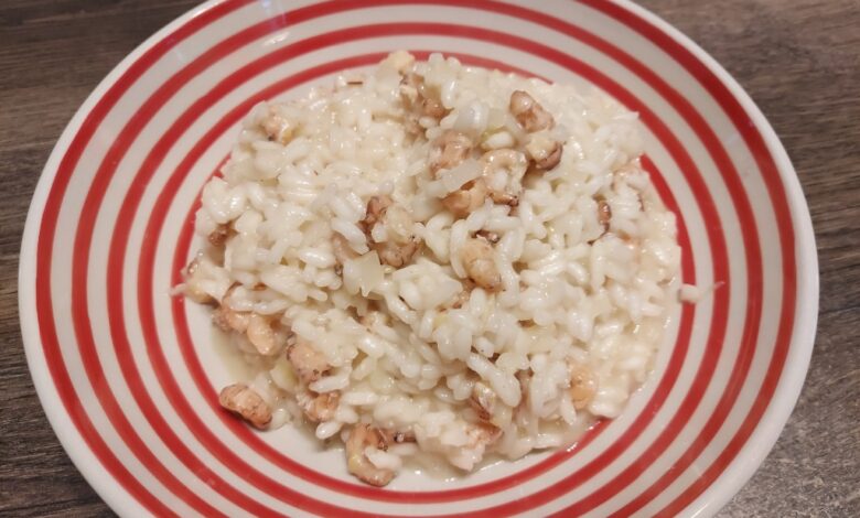 risotto med rejer