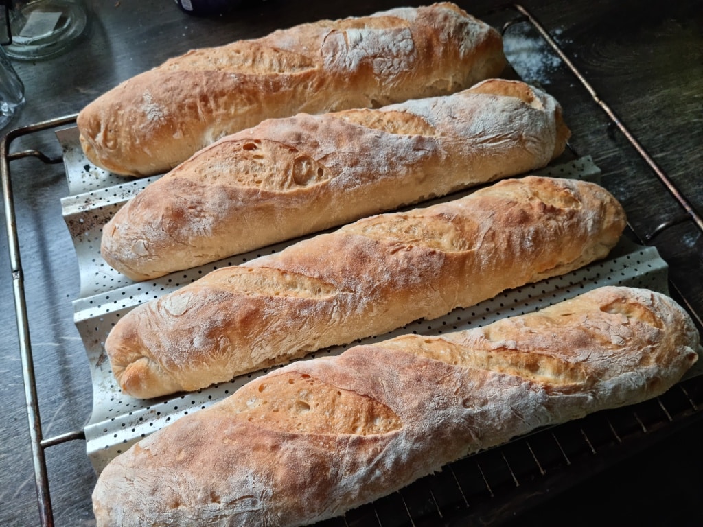 Traditionel fransk baguette
