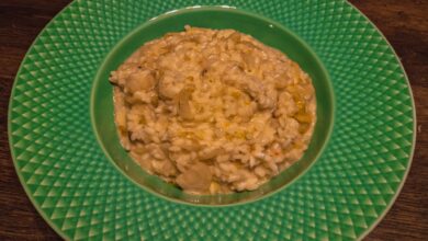 Risotto med julesalat