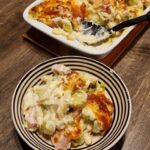 Bagt pasta med rosenkål