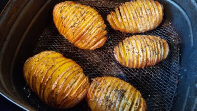 Hasselback kartofler