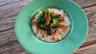 gedemælksrisotto