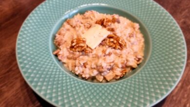 Risotto med gorgonzola
