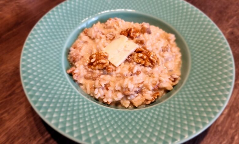 Risotto med gorgonzola