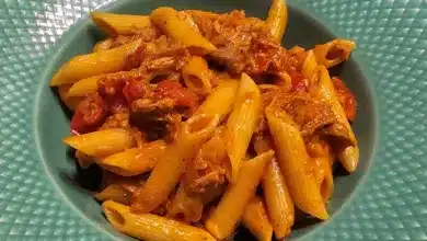 Pasta med tun og nduja