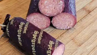 Spegepølse med chili, fennikel og paprika