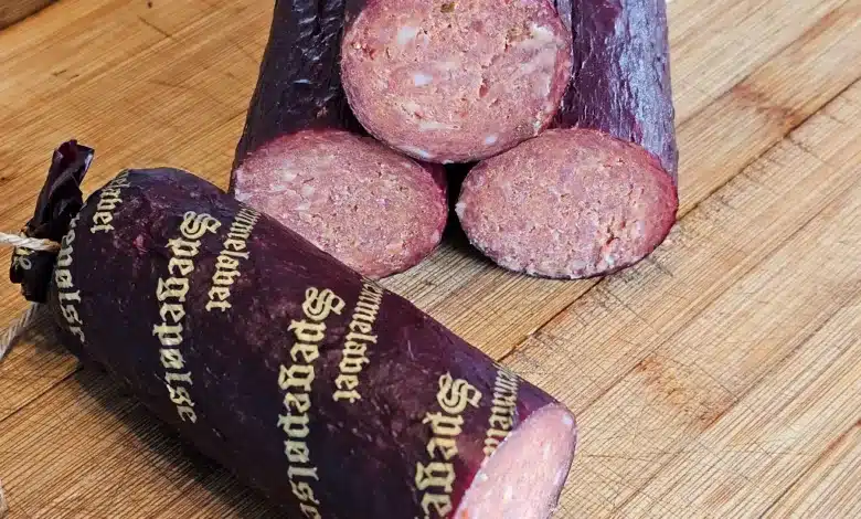 Spegepølse med chili, fennikel og paprika
